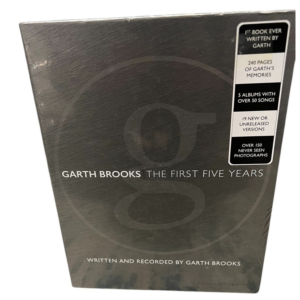 Garth Brooks Box Set  The First Five Years The Anthology Part 1 Book 5 CDs New